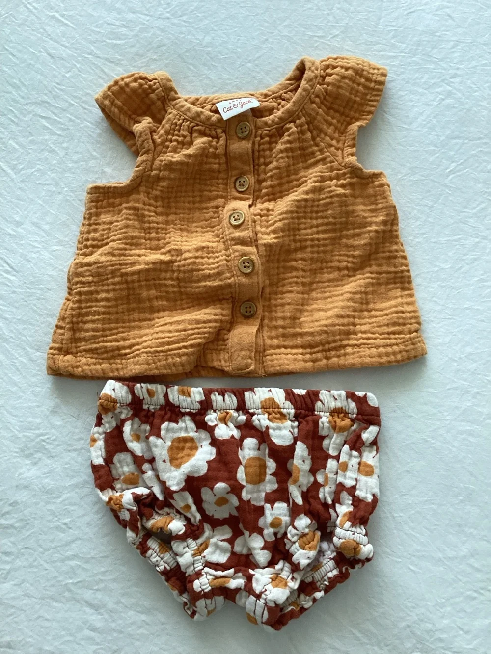 Mixed Baby Girl Bundle - Pink, Mustard, White Floral